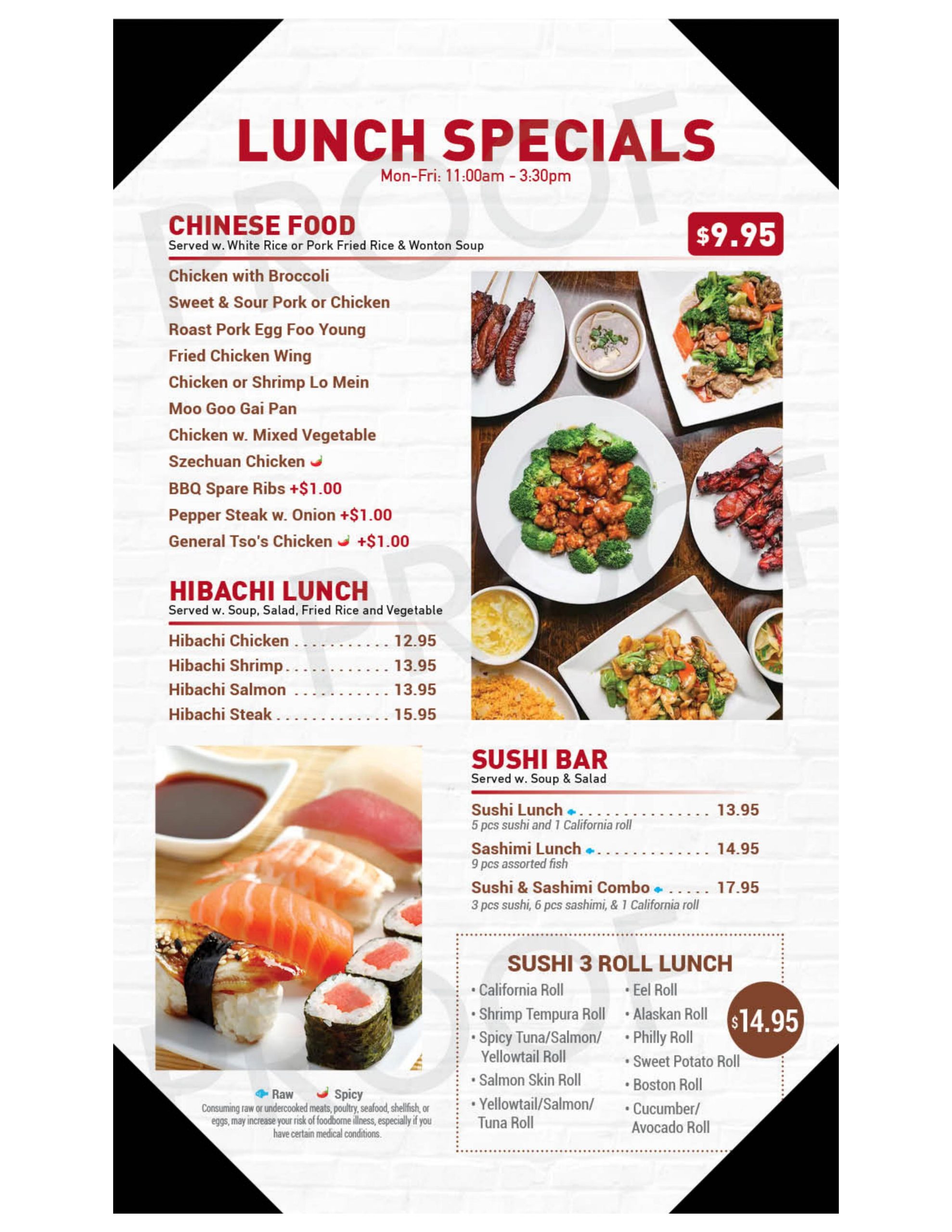 Restaurant menu 7, detailed description provided below