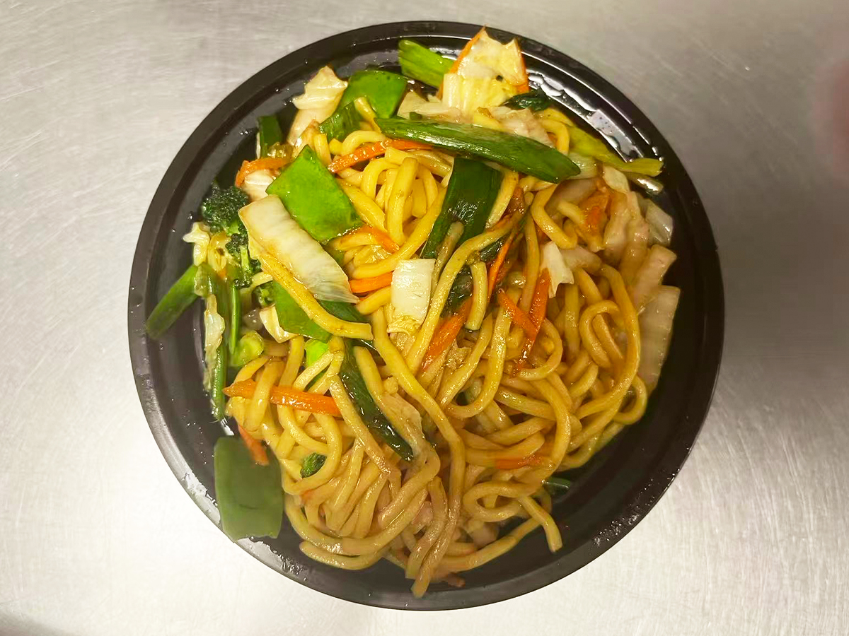 Lo mein with mixed fresh vegetables at Orient Chef, a Asian Restaurant in Davie