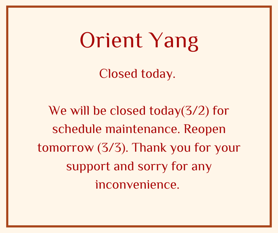 We will be closed today(3/2)