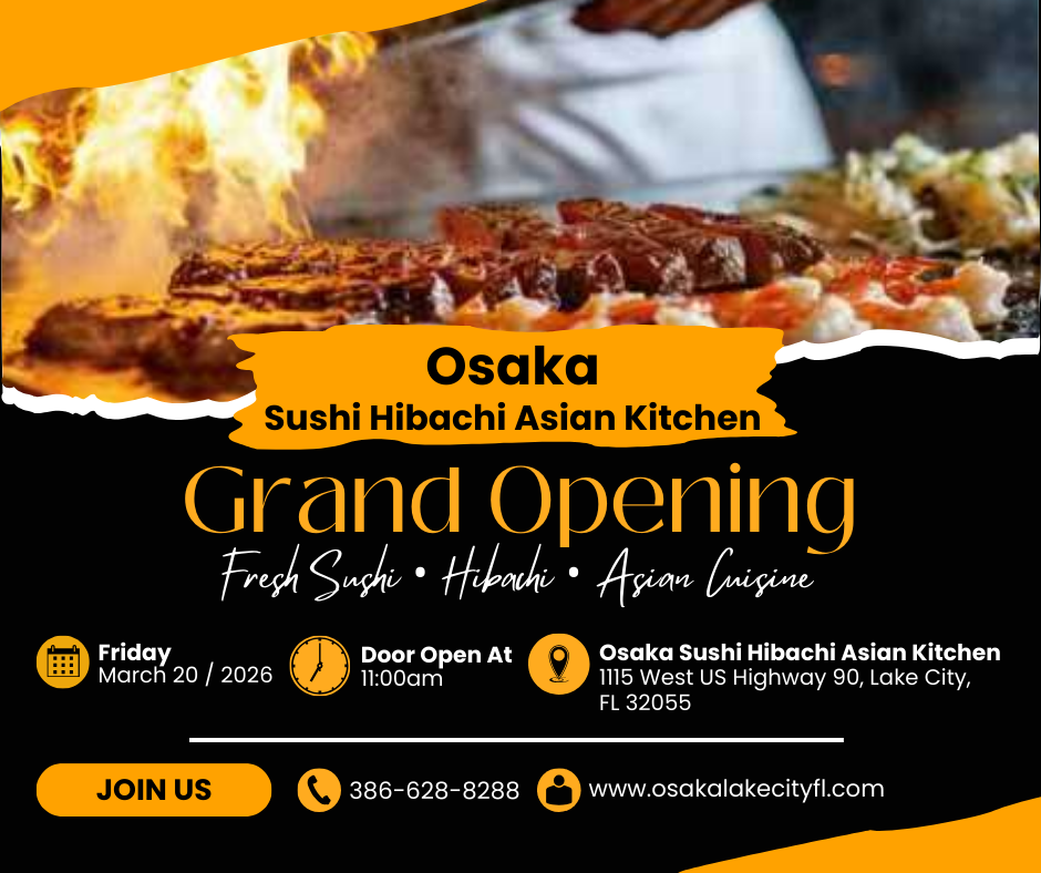 Grand Opening: March 20th (Friday), opening at 11:00 AM.