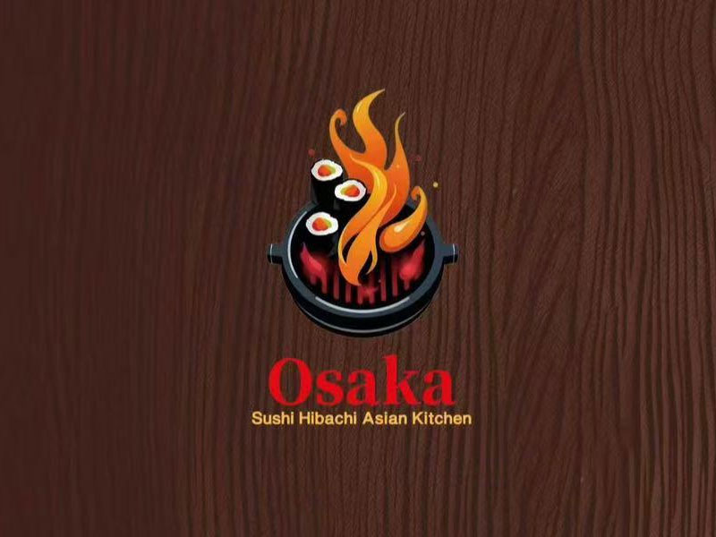 Osaka Sushi Hibachi logo restaurant brand at Osaka Sushi Hibachi Asian Kitchen, a Asian Restaurant in Lake City