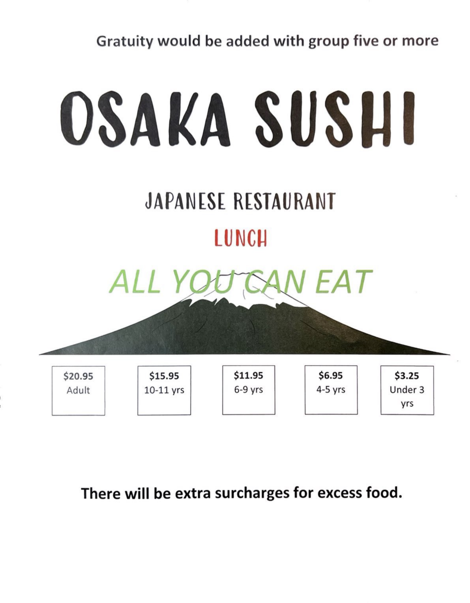 Osaka Sushi Japanese Restaurant LUNCH AYCE MENU_01