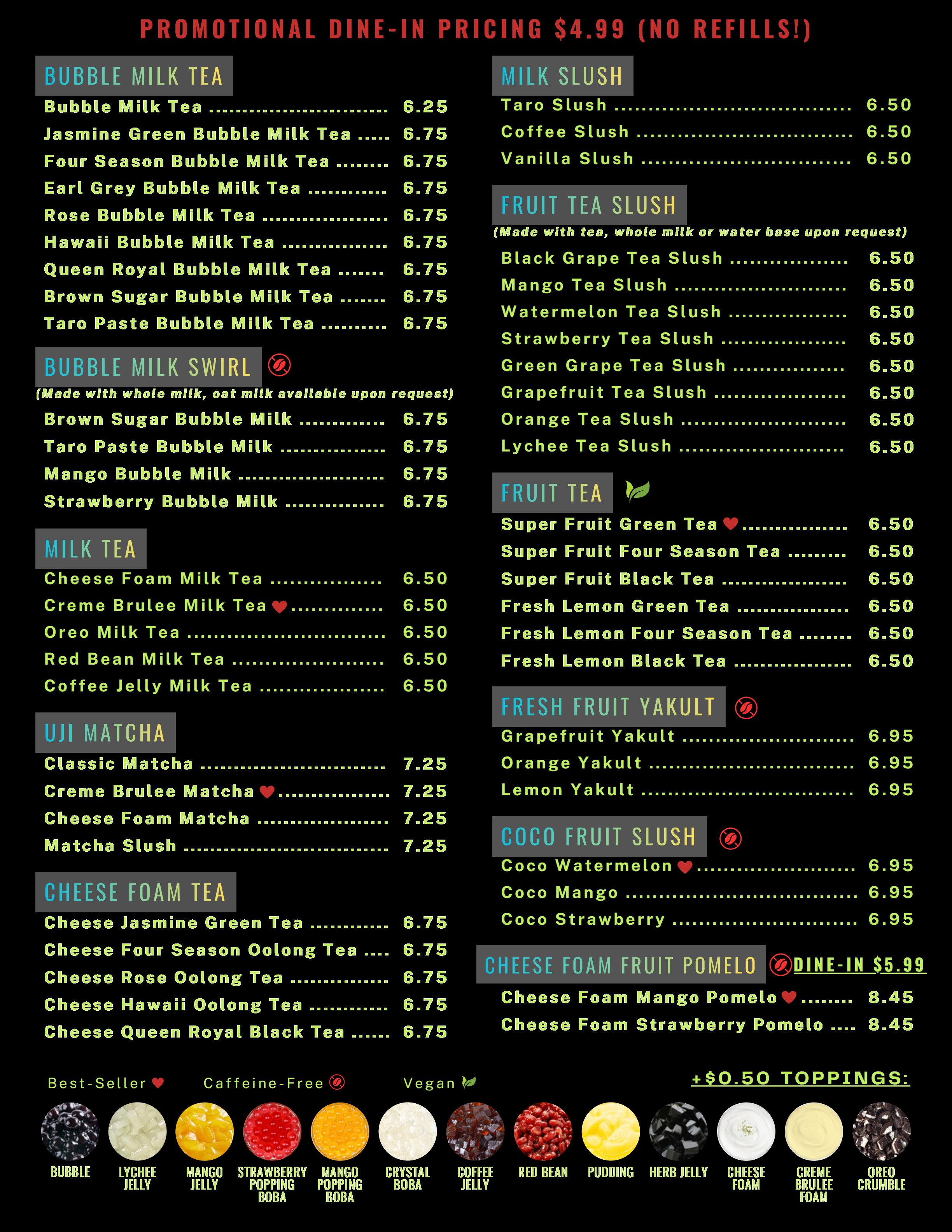 Restaurant menu 4, detailed description provided below