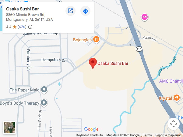 Location, 8860 Minnie Brown Rd, Montgomery, AL 36117, United States