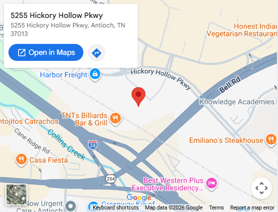 Location, 5255 Hickory Hollow Pkwy, Antioch, TN 37013 Location, 5255 Hickory Hollow Pkwy, Antioch, TN 37013