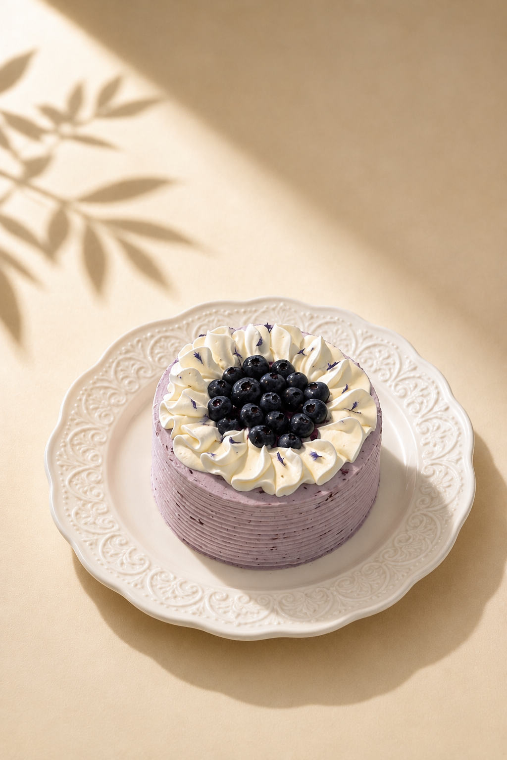 Blueberry Chiffon Cake