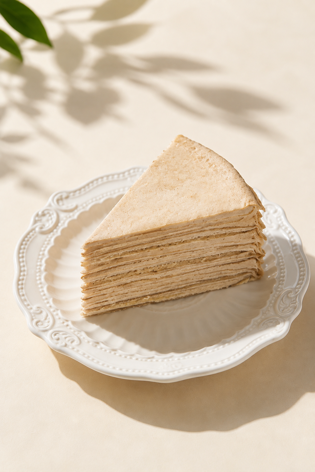 Earl Grey Mille Crepe Cake