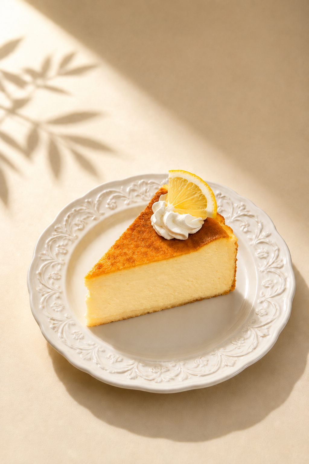 Lemon Japanese Basque Cheesecake