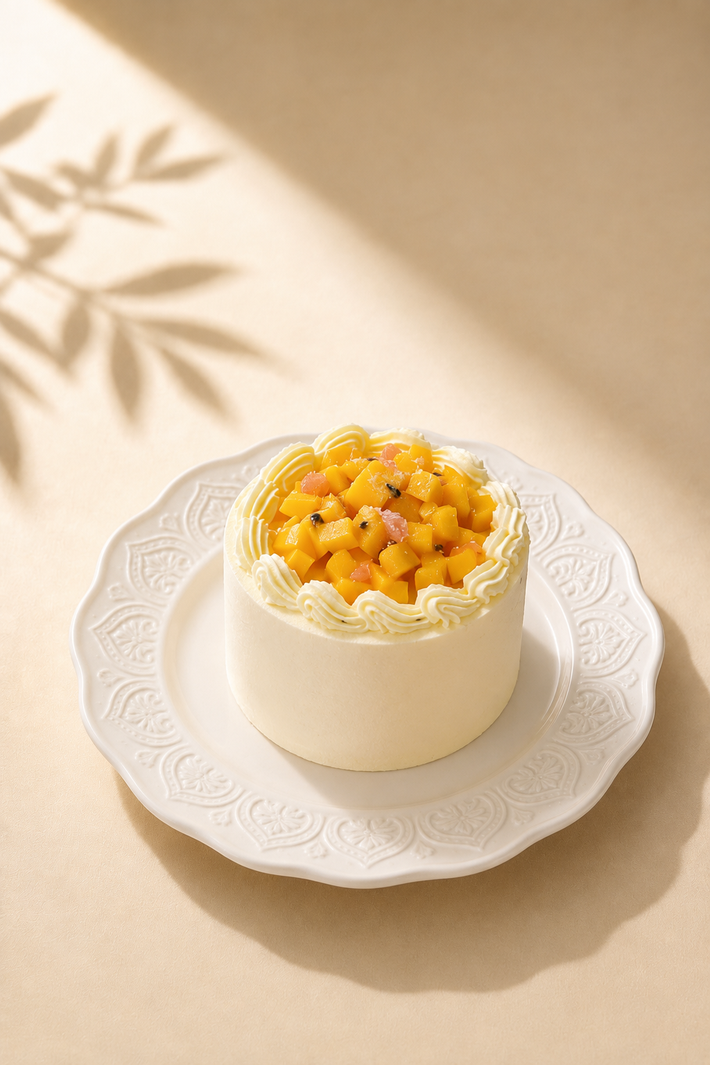 Mango Passion Fruit Cake
