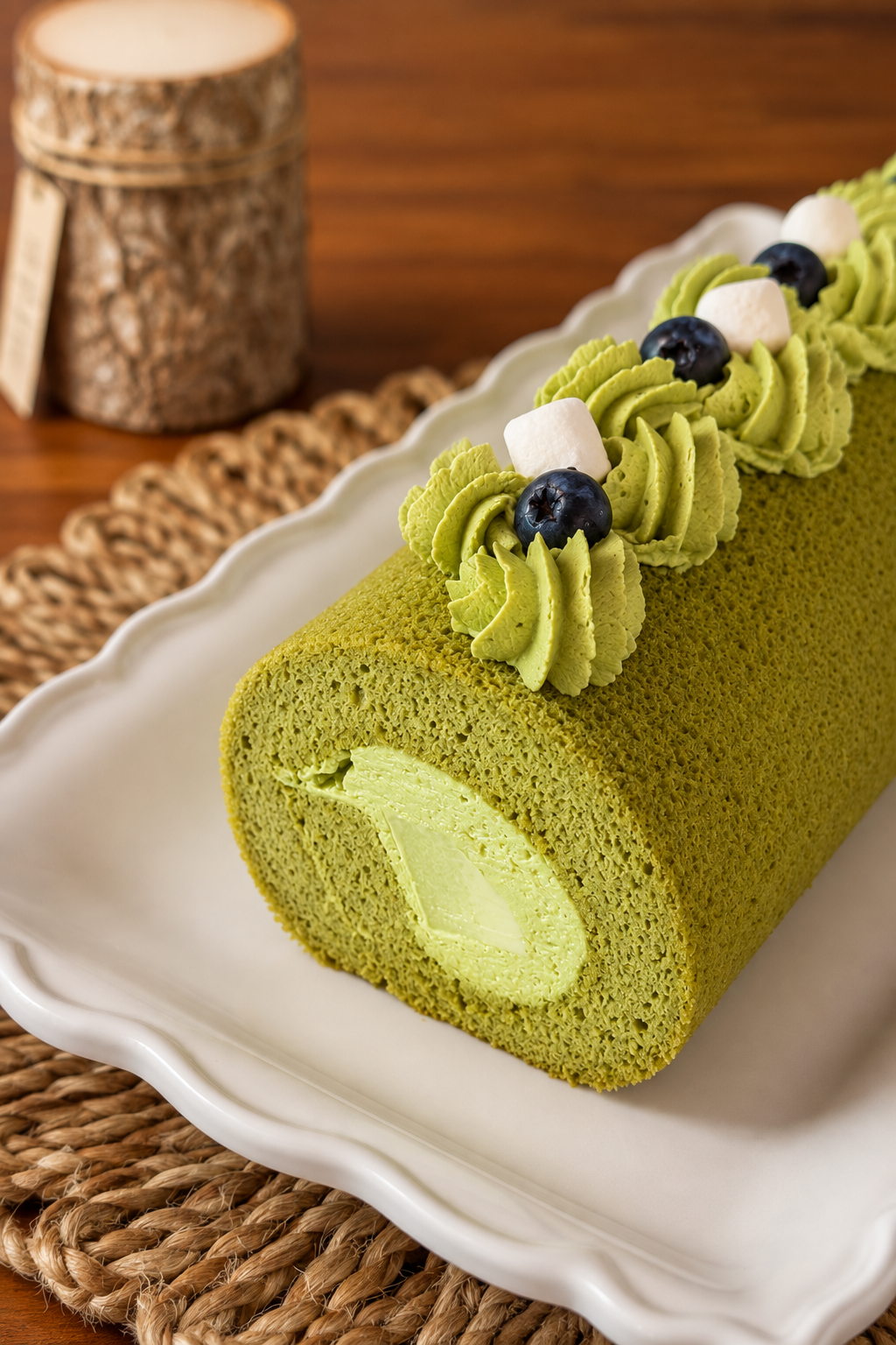 Matcha Swiss Roll