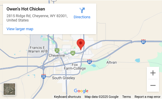 Location, 2815 Ridge Road Cheyenne,WY 82001