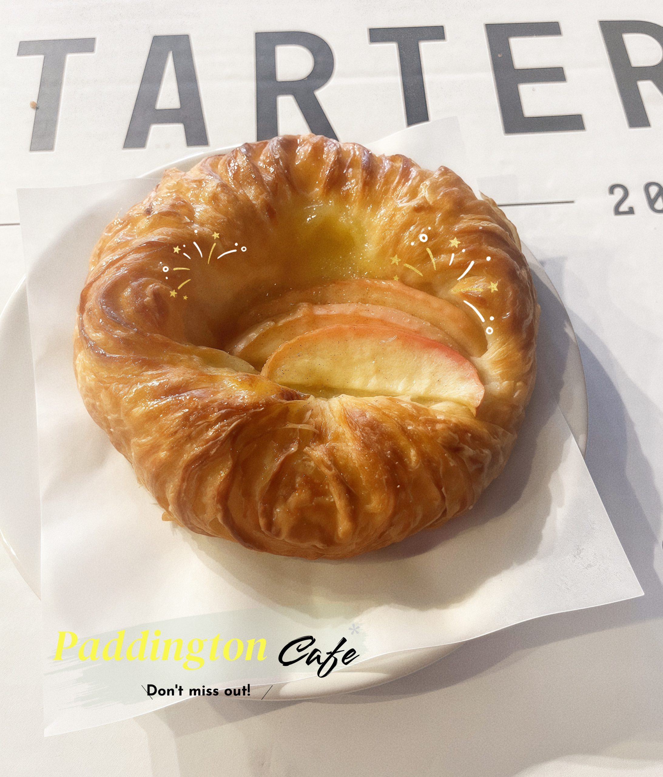 Danish pastry at Paddington Café House in Oakland, California