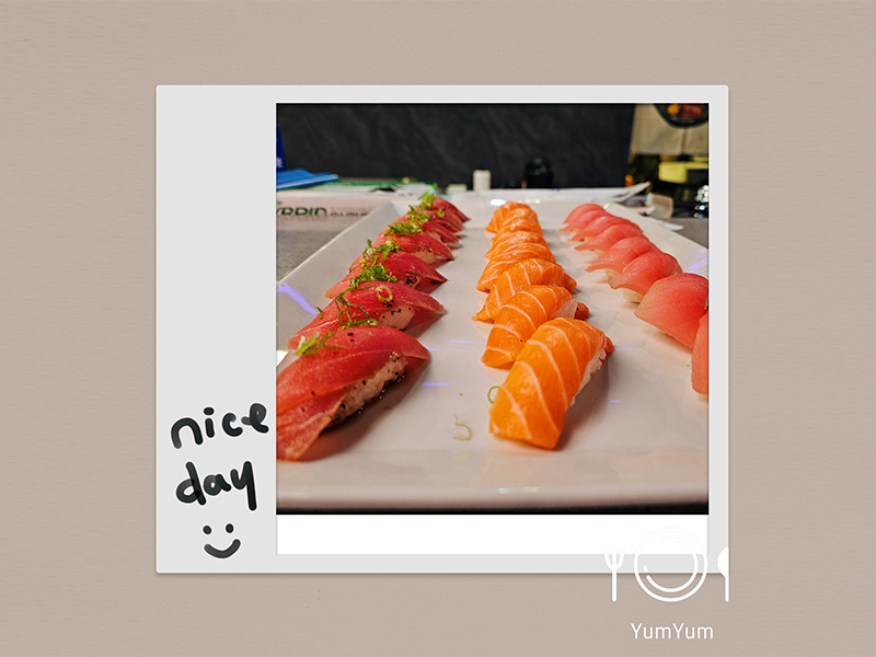 Classic tuna and salmon nigiri at Pakusan Sushi & Grill, a Japanese Restaurant in Chandler