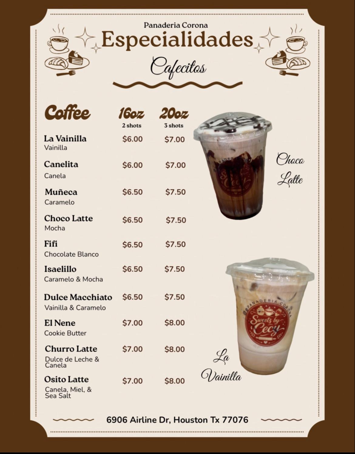 Restaurant menu 2, detailed description provided below