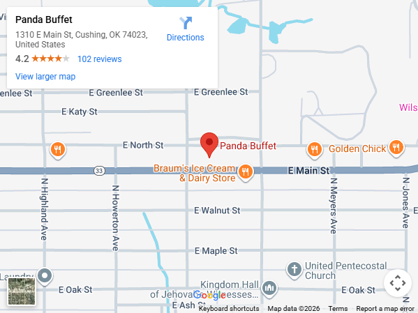 Location:1310 E Main St, Cushing, OK 74023, United States