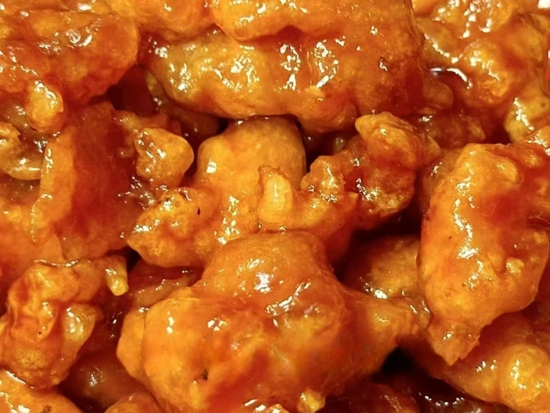 Chicken coated in sweet honey sauce at Panda Buffet Chinese Food, a Chinese Restaurant in Willoughby