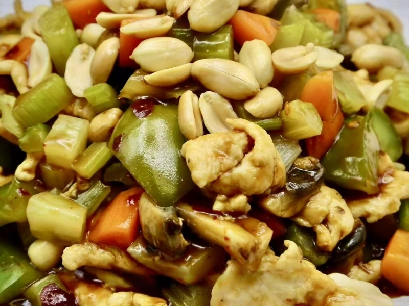Chicken with peanuts and mixed veggies at Panda Buffet Chinese Food, a Chinese Restaurant in Willoughby