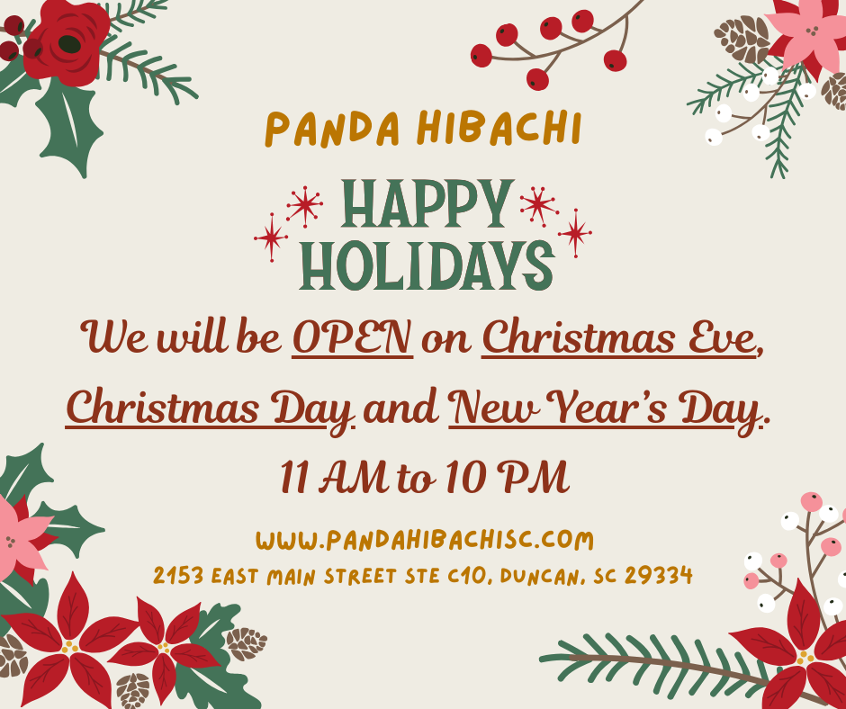 Notice of Special Operating Hours