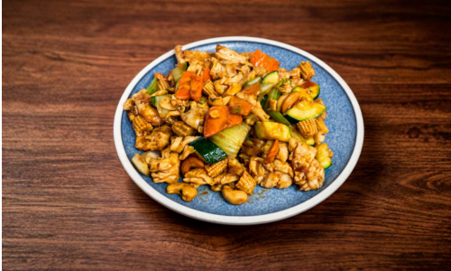 Cashew Chicken at Pan Gu Asian Bistro, Asian Restaurant in Denver