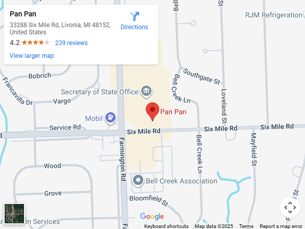 Location, 33288 Six Mile Rd, Livonia, MI 48152, United States