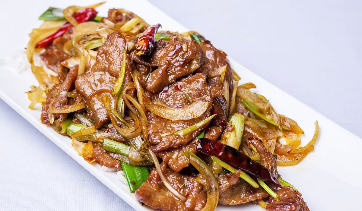 Peacock-Chinese-Restaurant-Mongolian-Beef-Anderson Mongolian Beef at Peacock Chinese Restaurant,a Chinese Restaurant in Anderson