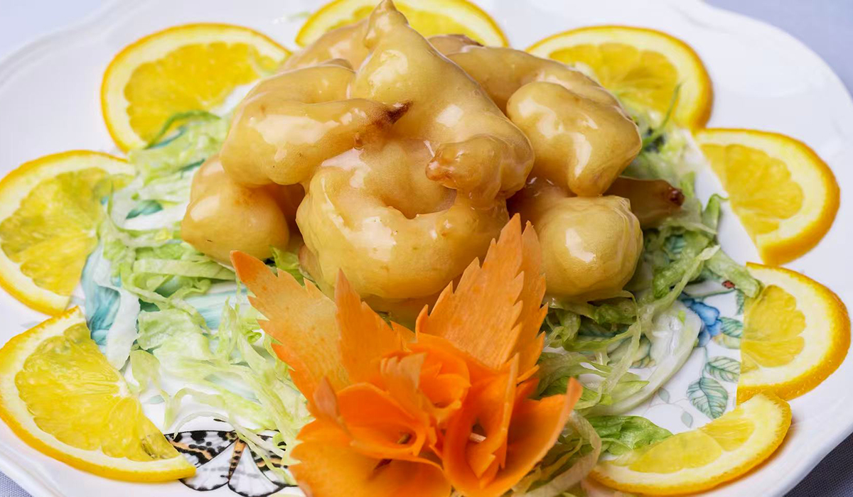 Peacock-Chinese-Restaurant-Walnut-Prawns-Anderson Walnut Prawns at Peacock Chinese Restaurant,a Chinese Restaurant in Anderson