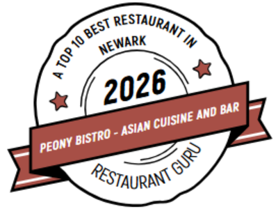 Peony Bistro Asian Cuisine and Bar as one of Newark’s Top 10 Best Restaurants of 2026