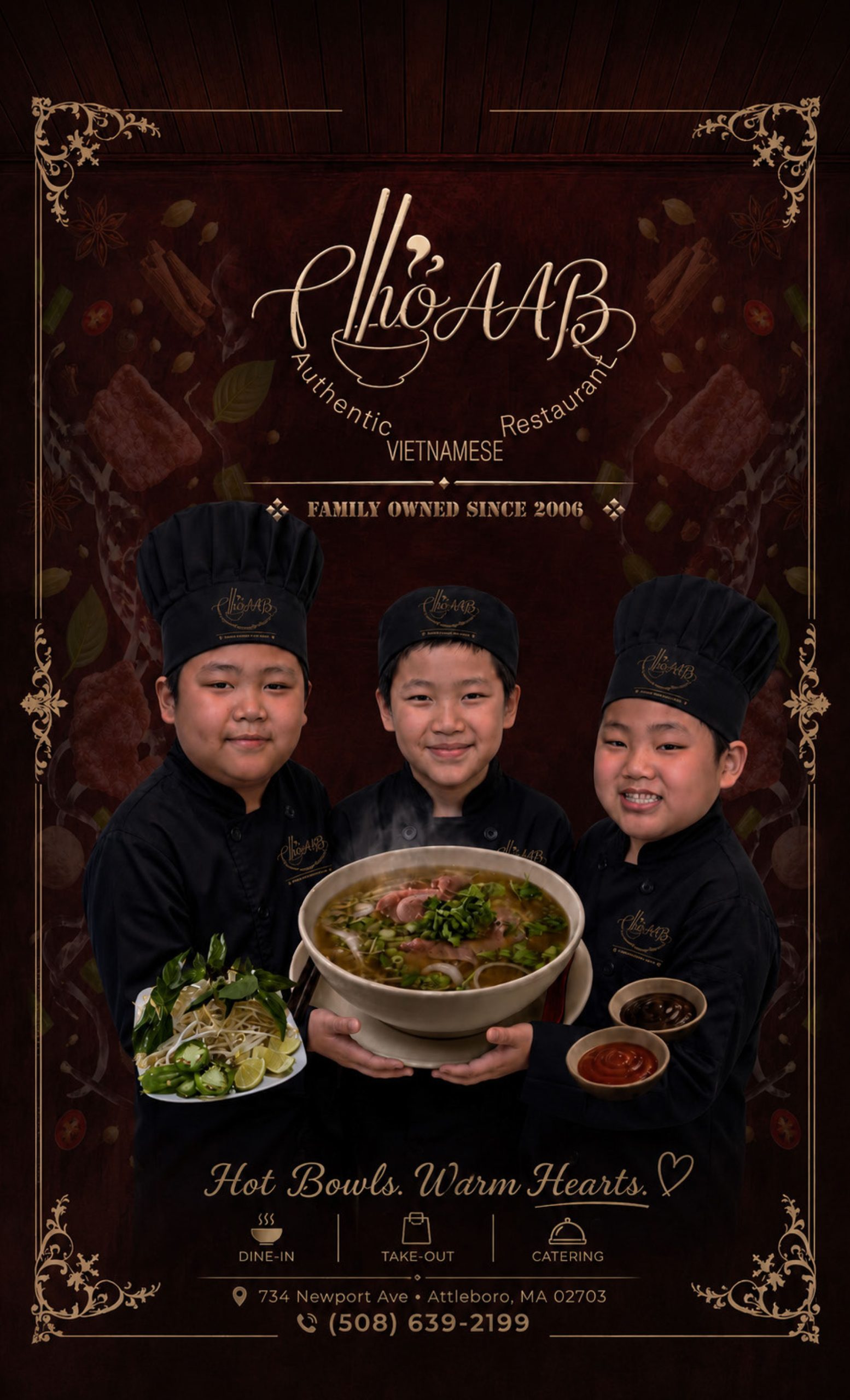 Restaurant menu 1, detailed description provided below