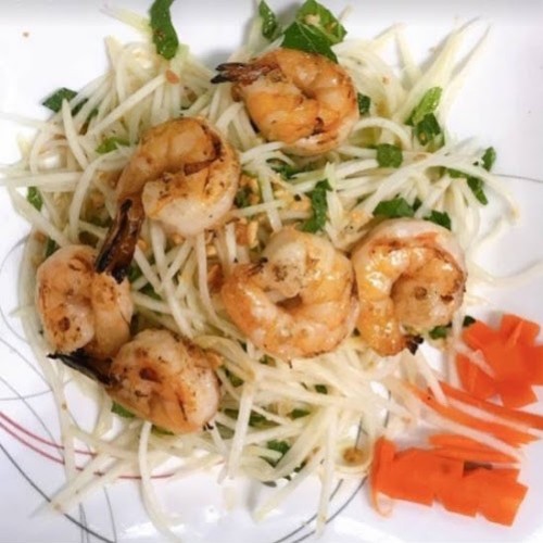 Pho-House-Pho-restaurant-Green-Papaya-Salad-Carmichael Green Papaya Salad at Pho House, a Pho restaurant in Carmichael