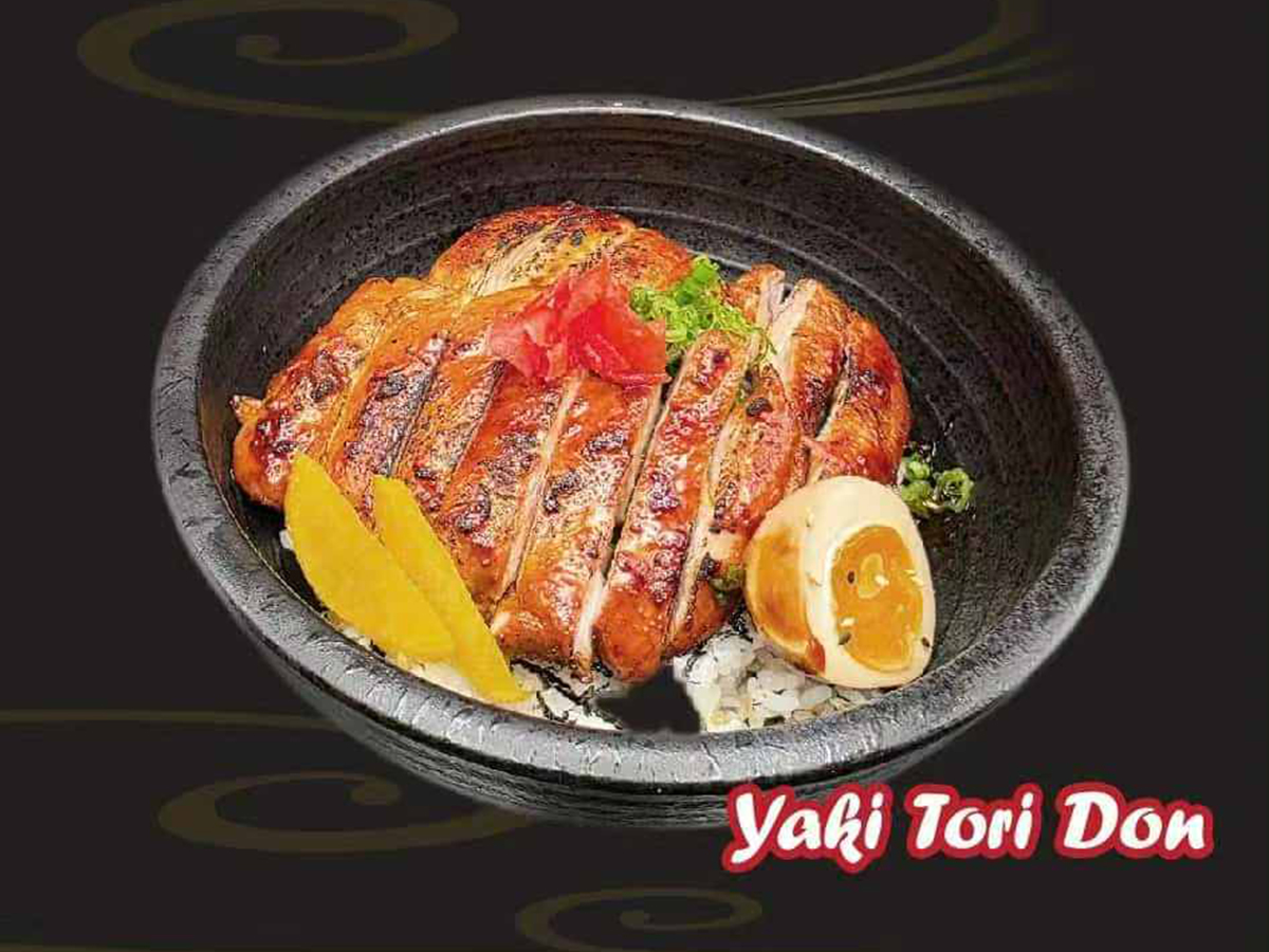 Pho-House-Asian-Fusion-Restaurant-Yaki-Tori-Don-Carmichael Japanese grilled chicken rice bowl at Pho House, a Asian Fusion Restaurant in Carmichael