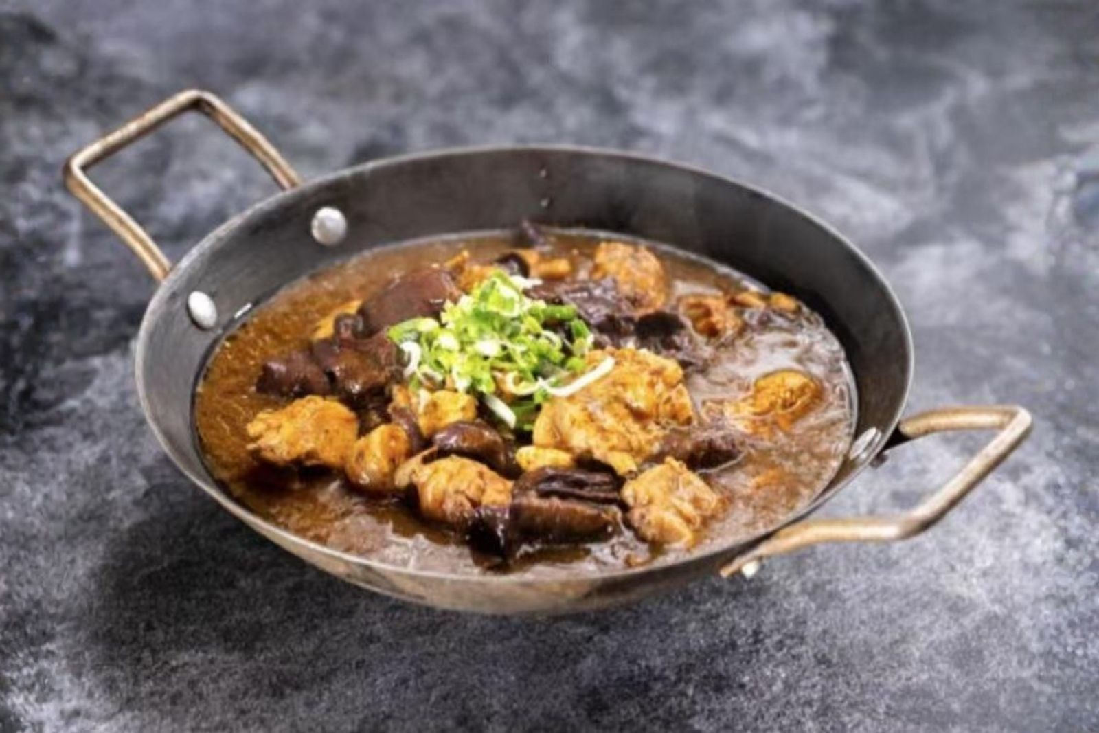 Stir-fried minced pork & chili with Yunnan pickles (rice companion) at Ping's Bistro Rowland, a Chinese Restaurant in Hacienda Heights