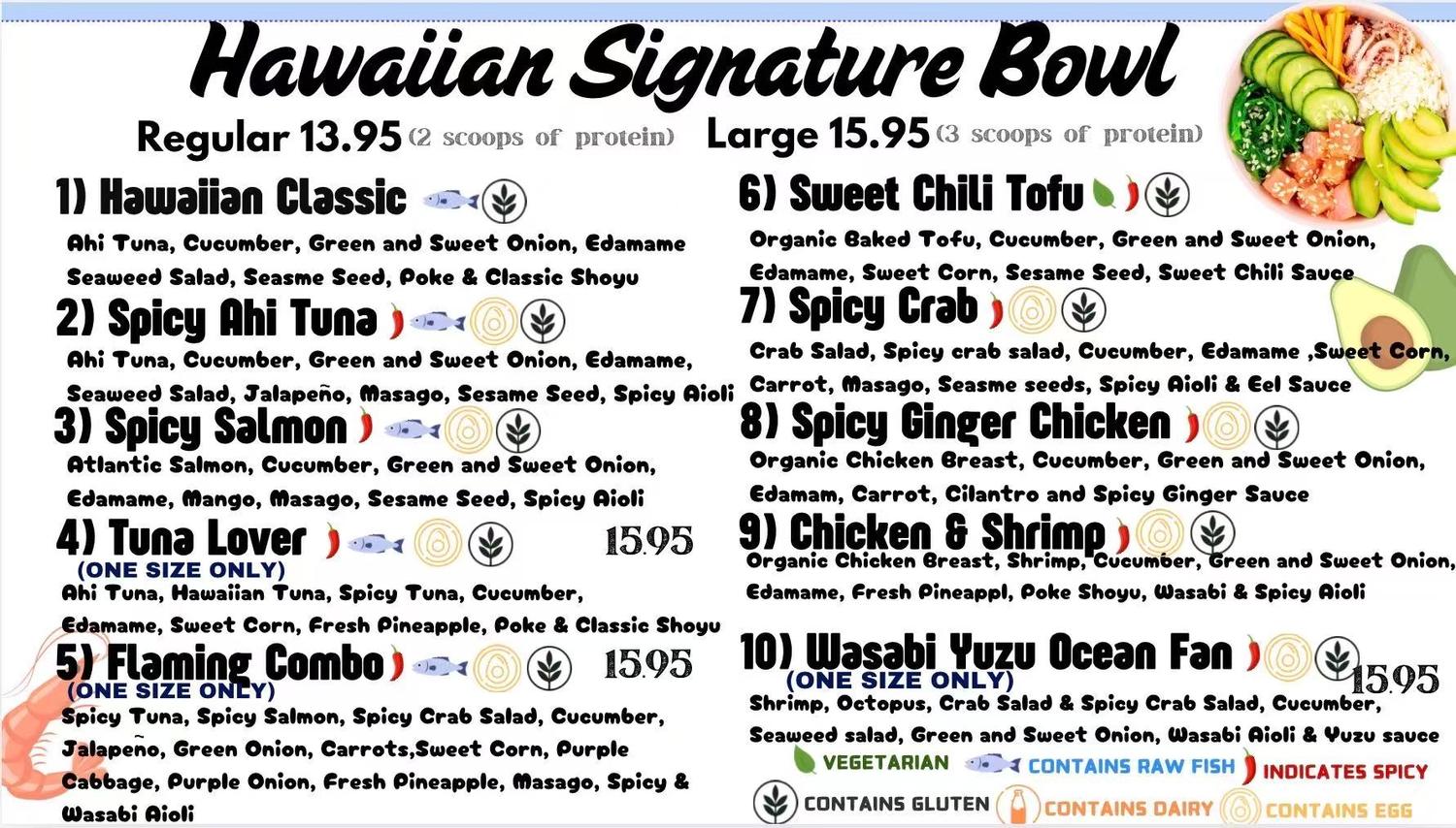 Restaurant menu 3, detailed description provided below