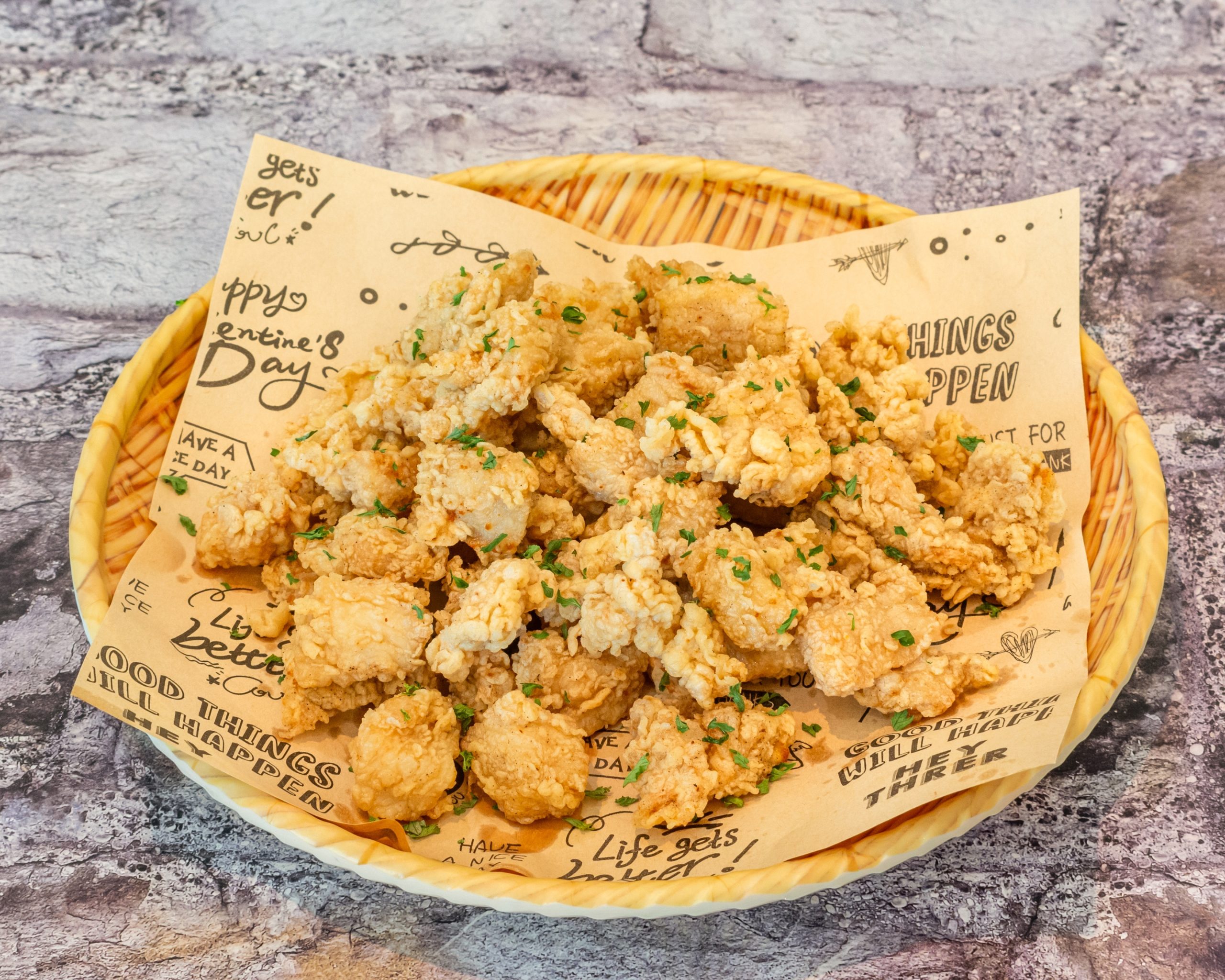 Popcorn chicken served at Poke Go Asian Restaurant in Ocala