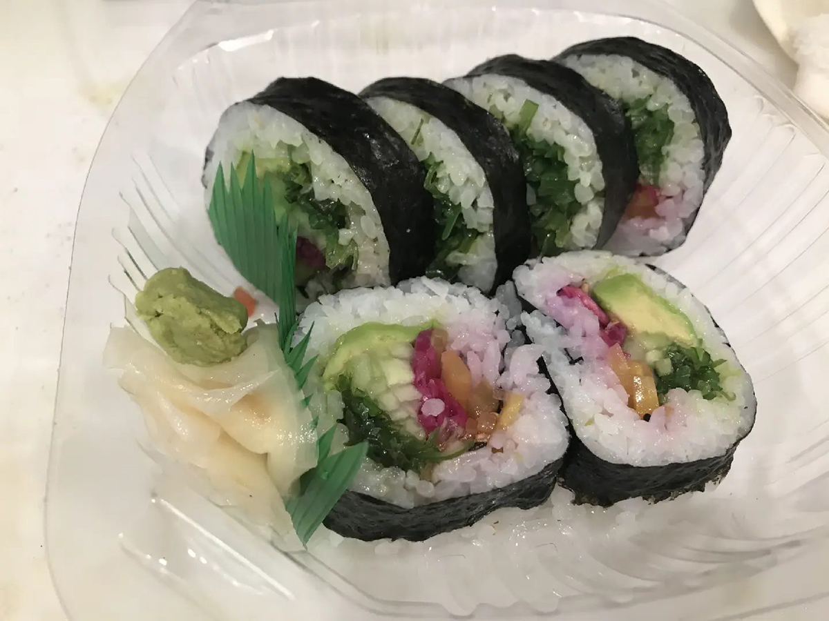 Vegetarian Sushi Roll Platter at Poke Kitchen，a Poke Bowl and Sushi Restaurant in San Leandro