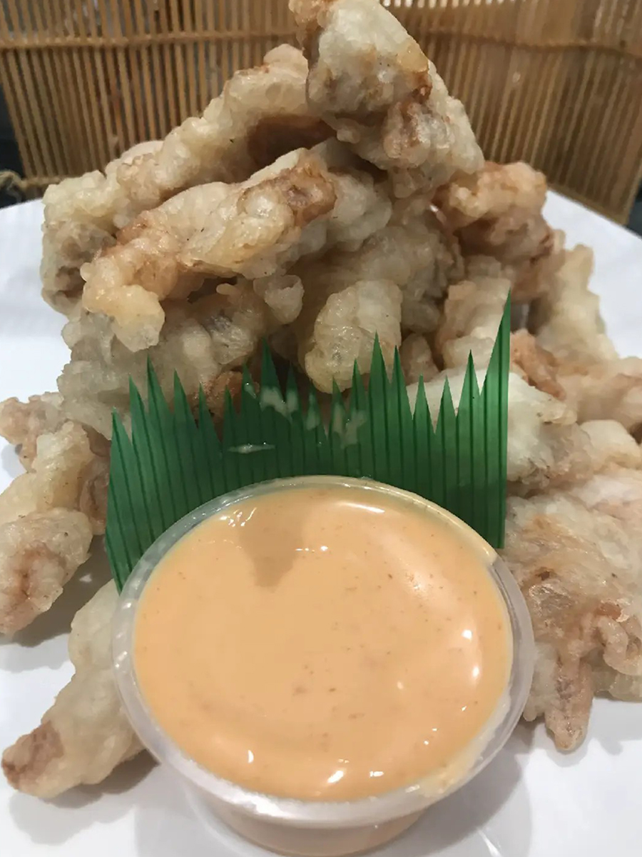 Crispy Fried Appetizer with Dipping Sauce at Poke Kitchen，a Poke Bowl and Sushi Restaurant in San Leandro
