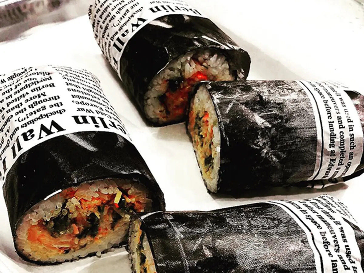 Pokéloha-Asian-Fusion-Restaurant-Seaweed-Wrapped-Sushi-Roll-KS Seaweed - wrapped sushi rolls with assorted fillings at Pokéloha, a Asian Fusion Restaurant in Woonsocket