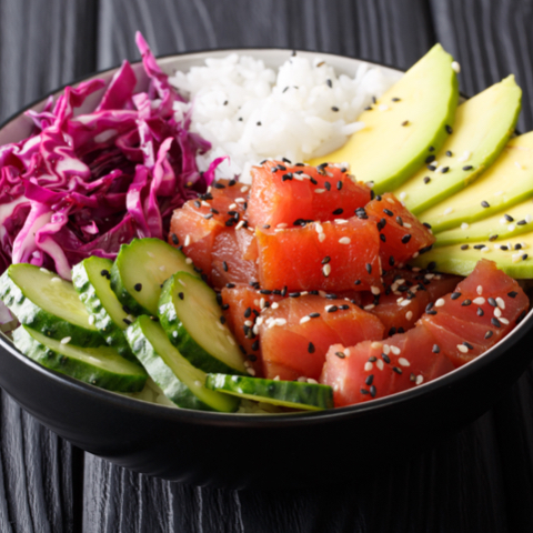 Hotmama Tuna Bowl at Poke Poki, Poke Bowl Restaurant in Missouri City