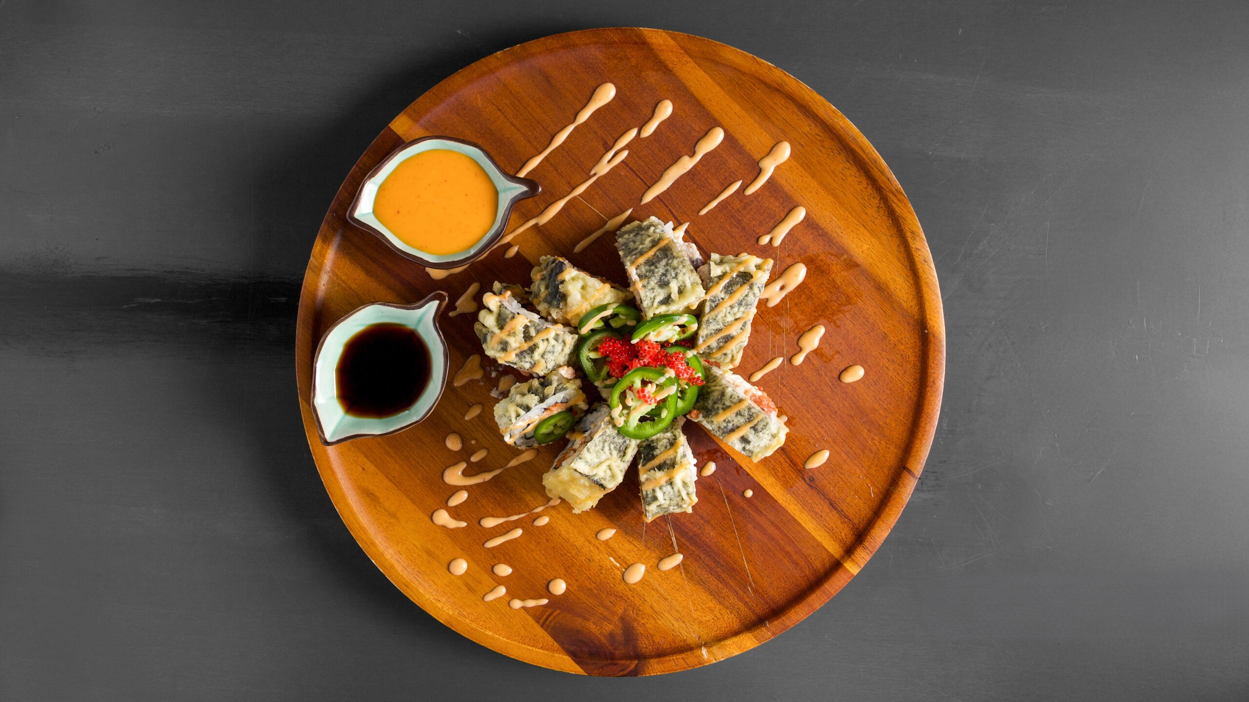 Crunchy-Crunchy-Roll at Pop Onigiri, a Japanese Restaurant in Bonita Springs