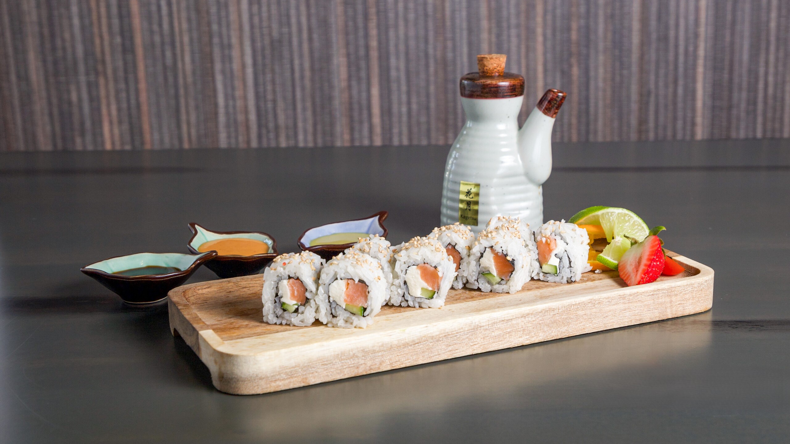 Philadelphia-Roll at Pop Onigiri, a Japanese Restaurant in Bonita Springs