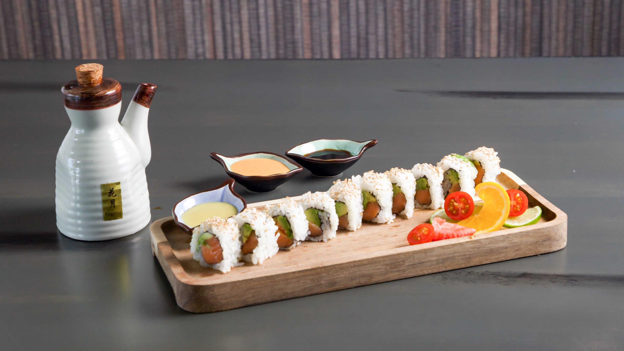 Salmon-Avocado at Pop Onigiri, a Japanese Restaurant in Bonita Springs
