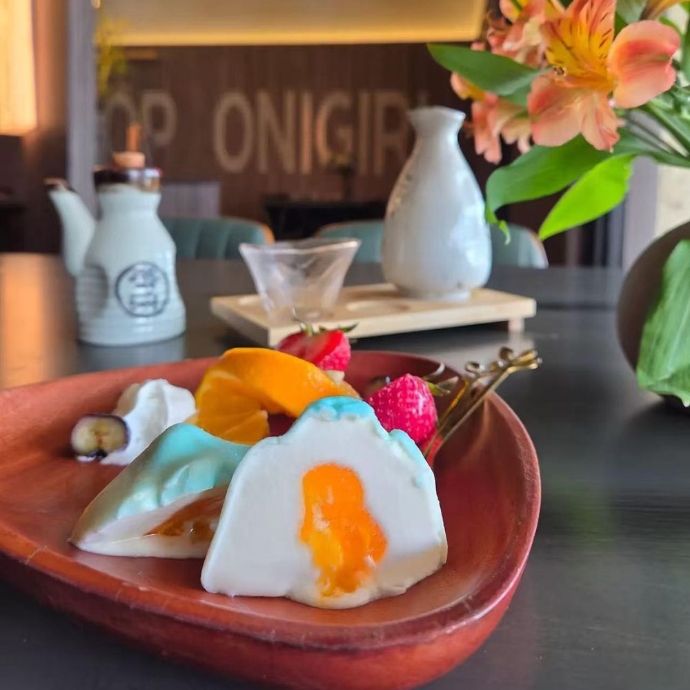 Fruity mochi with fresh fruits at Pop Onigiri, a Japanese Restaurant in Bonita Springs