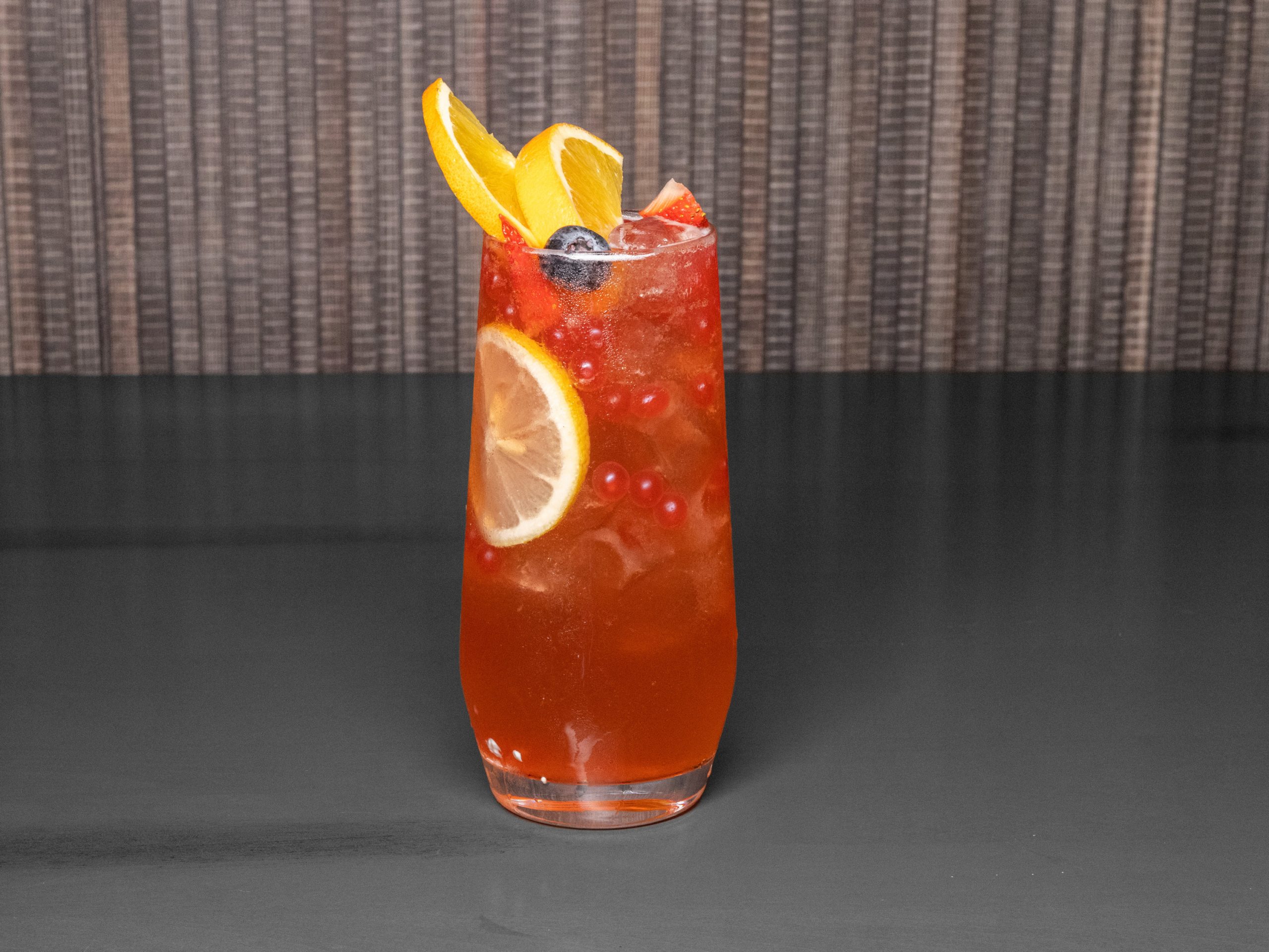 Fragrant lychee rose tea with floral notes at Pop Onigiri, a Japanese Restaurant in Bonita Springs