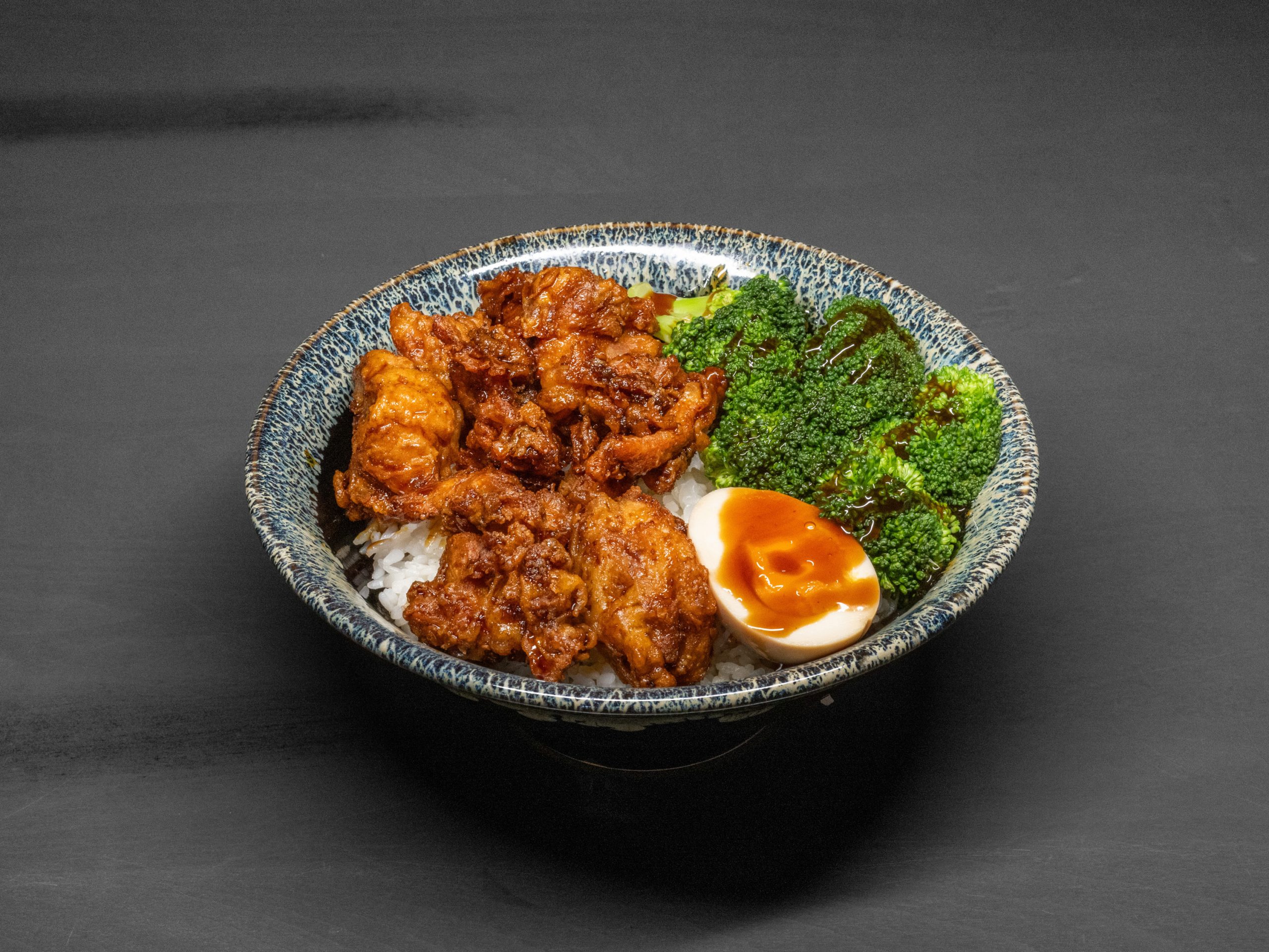 Tokyo karaage chicken over rice at Pop Onigiri, a Japanese Restaurant in Bonita Springs