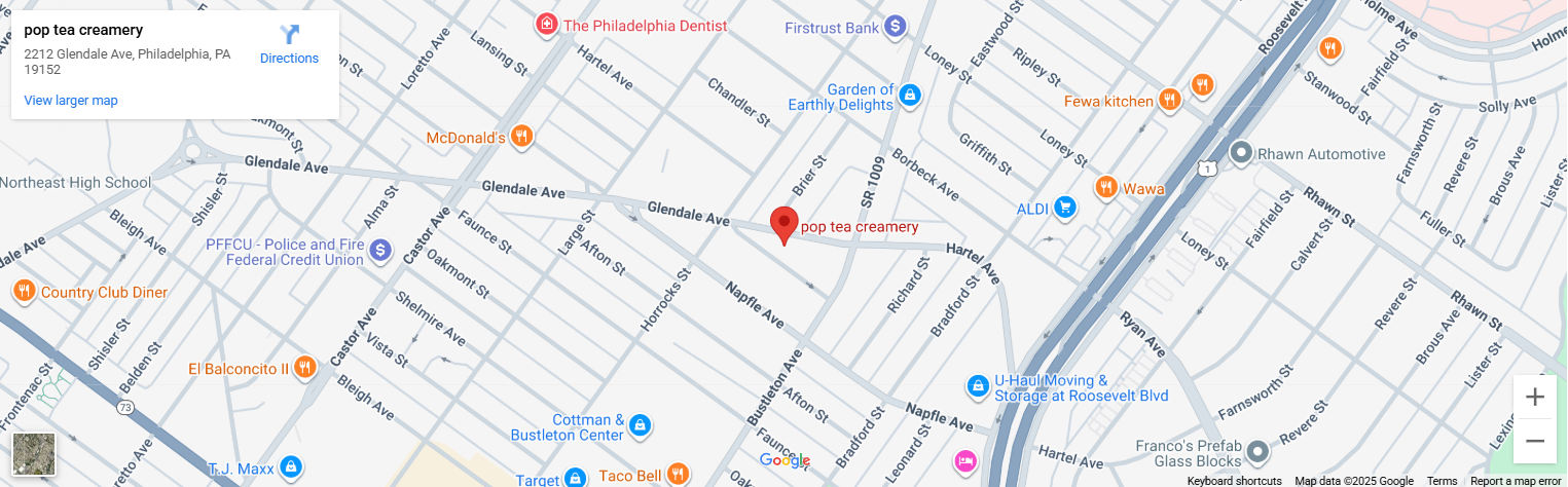 Location, 2212 Glendale Avenue, Philadelphia, PA 19152