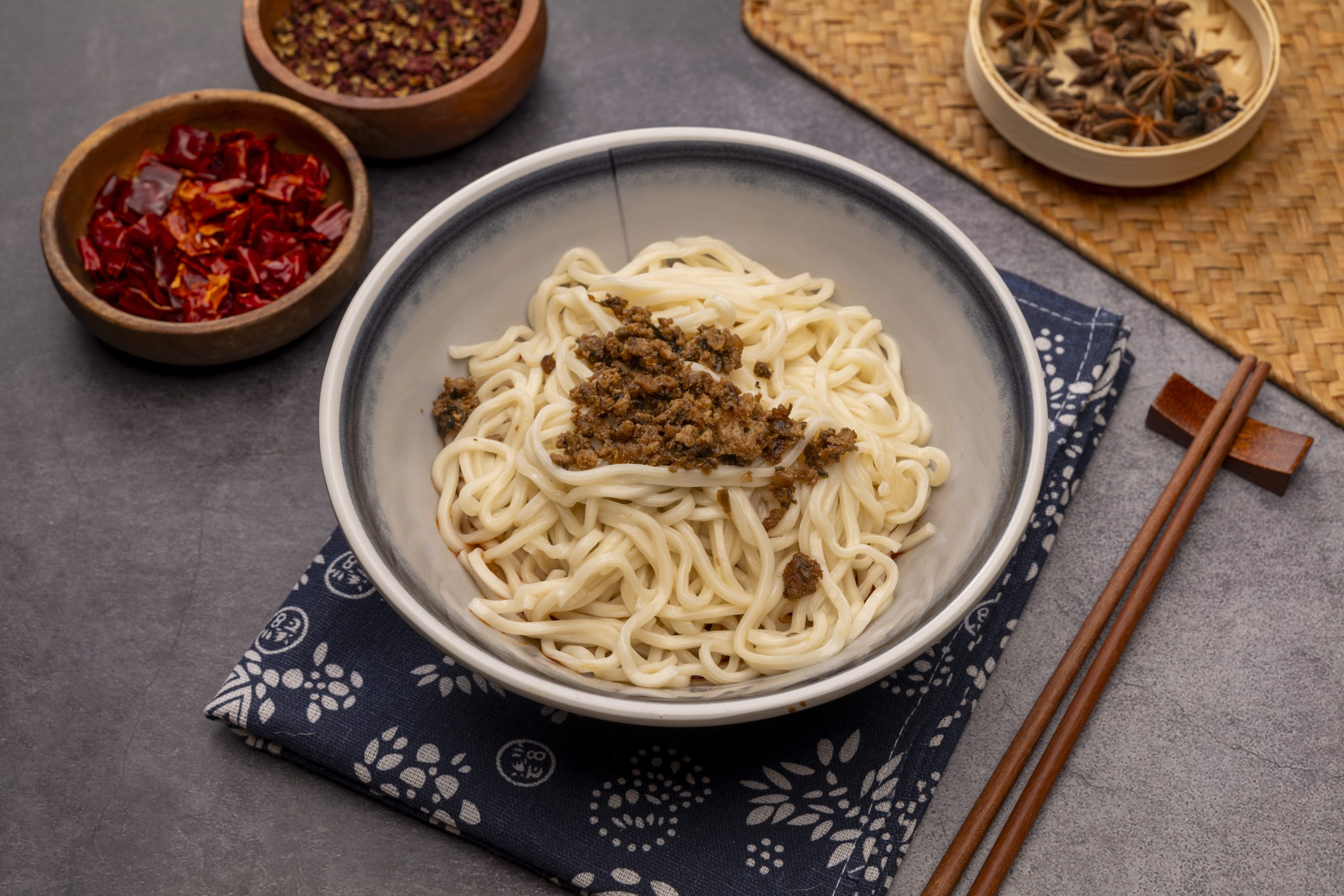 Chengdu Dan Dan Noodles at QJ Kitchen 秋金, Asian Restaurant in Lake Forest