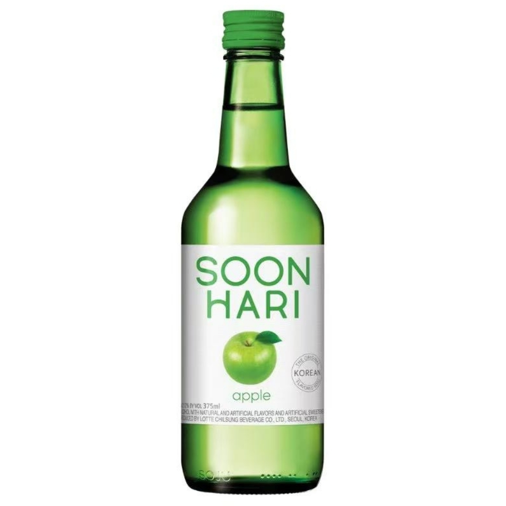 Crisp and refreshing apple soju at Qpot Hot Pot Korean BBQ, a Hot Pot Restaurant in Gillette