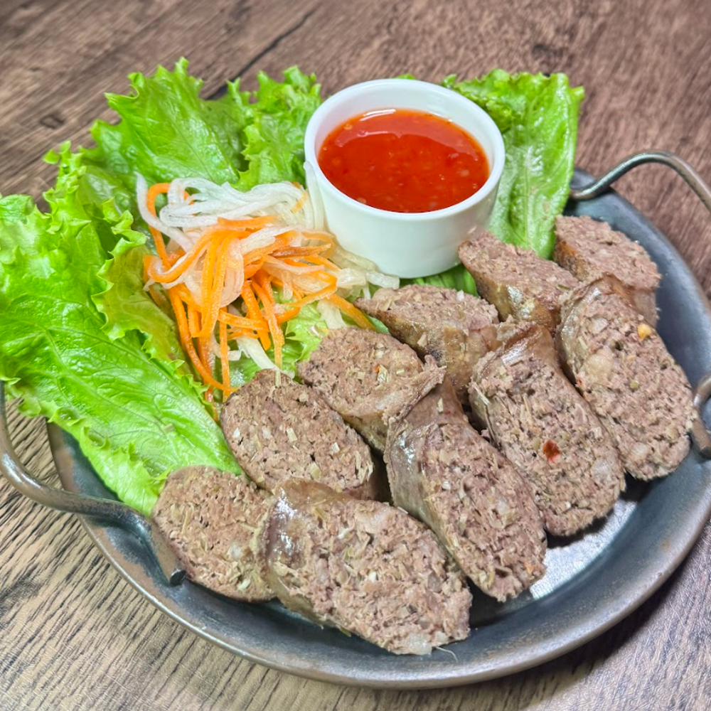 Fried Vietnamese Sausage at Quan Pho, Vietnamese Restaurant in Saugus