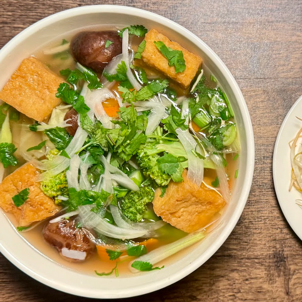 Pho Vegetable at Quan Pho, Vietnamese Restaurant in Saugus