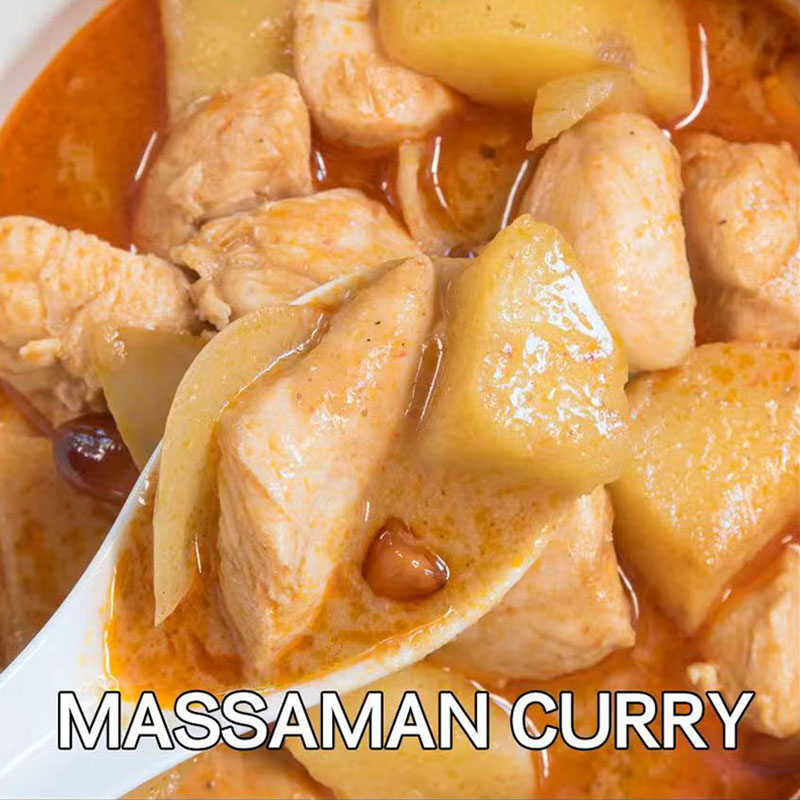 Creamy curry with chicken, potatoes and peanuts at Railay Thai Express, a Asian Restaurant in Pineville