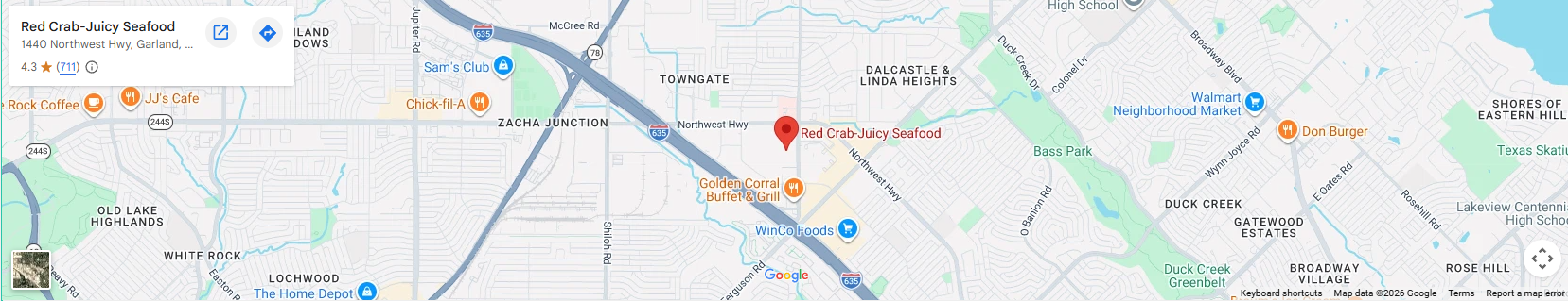Location 1440 Northwest Hwy, Garland, TX 75041
